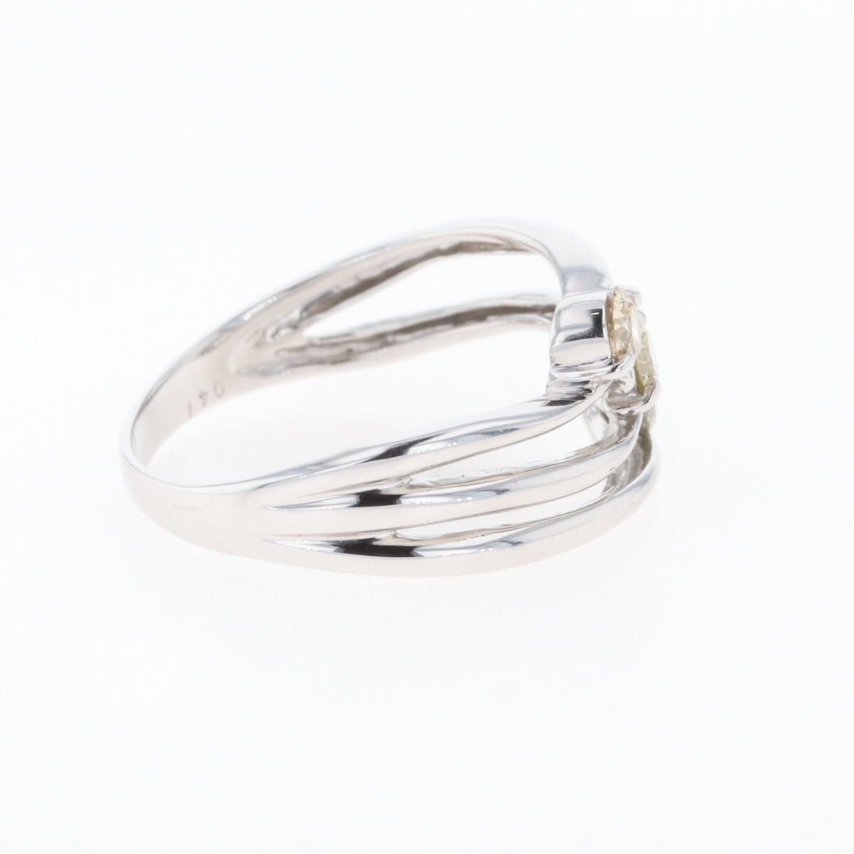 セレクトジュエリー メレダイヤ デザインリング 12号 K18