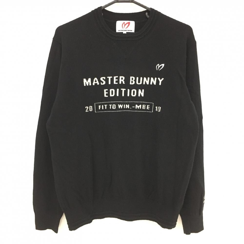 【マスターバニーエディション】人気カシミヤ100％ 長袖ゴルフニットセーターL マスターバニーエディション】人気カシミヤ100％ 長袖ゴルフ