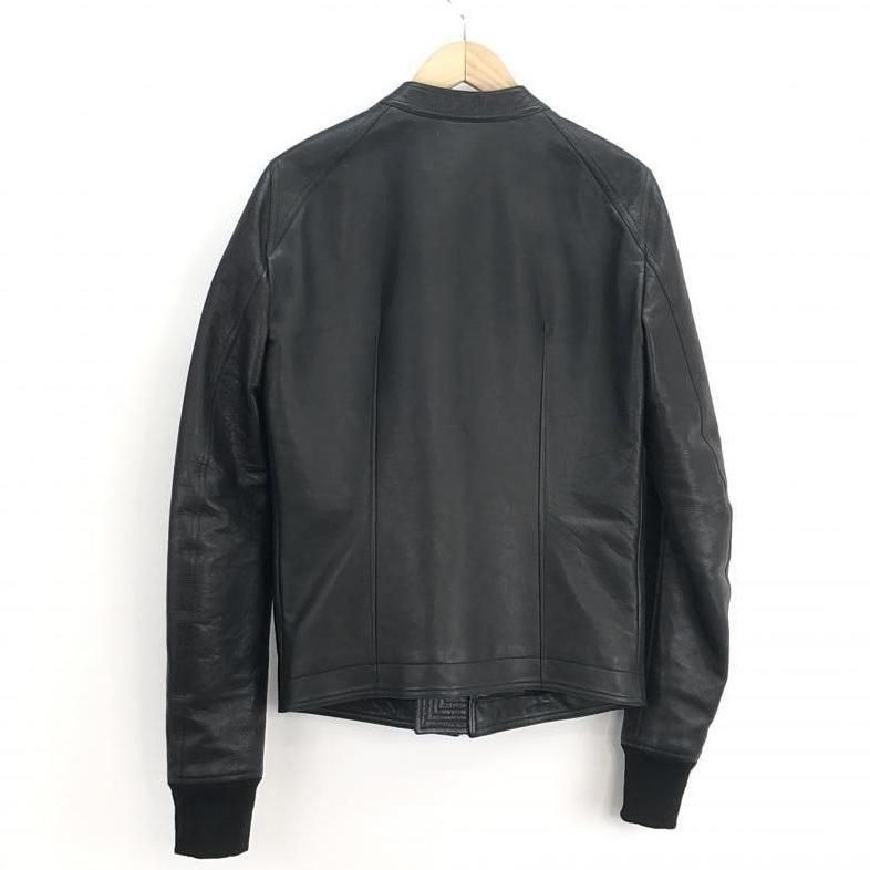 【中古】Rick Owens 16ss レザージャケット 38 ブラック リックオーウェンス[10]