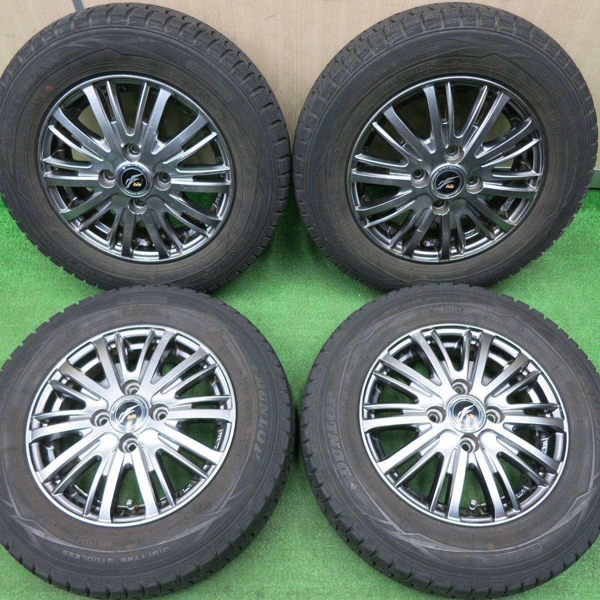4本価格☆スタッドレス 145/80R13 ダンロップ ウインターマックス WM01 