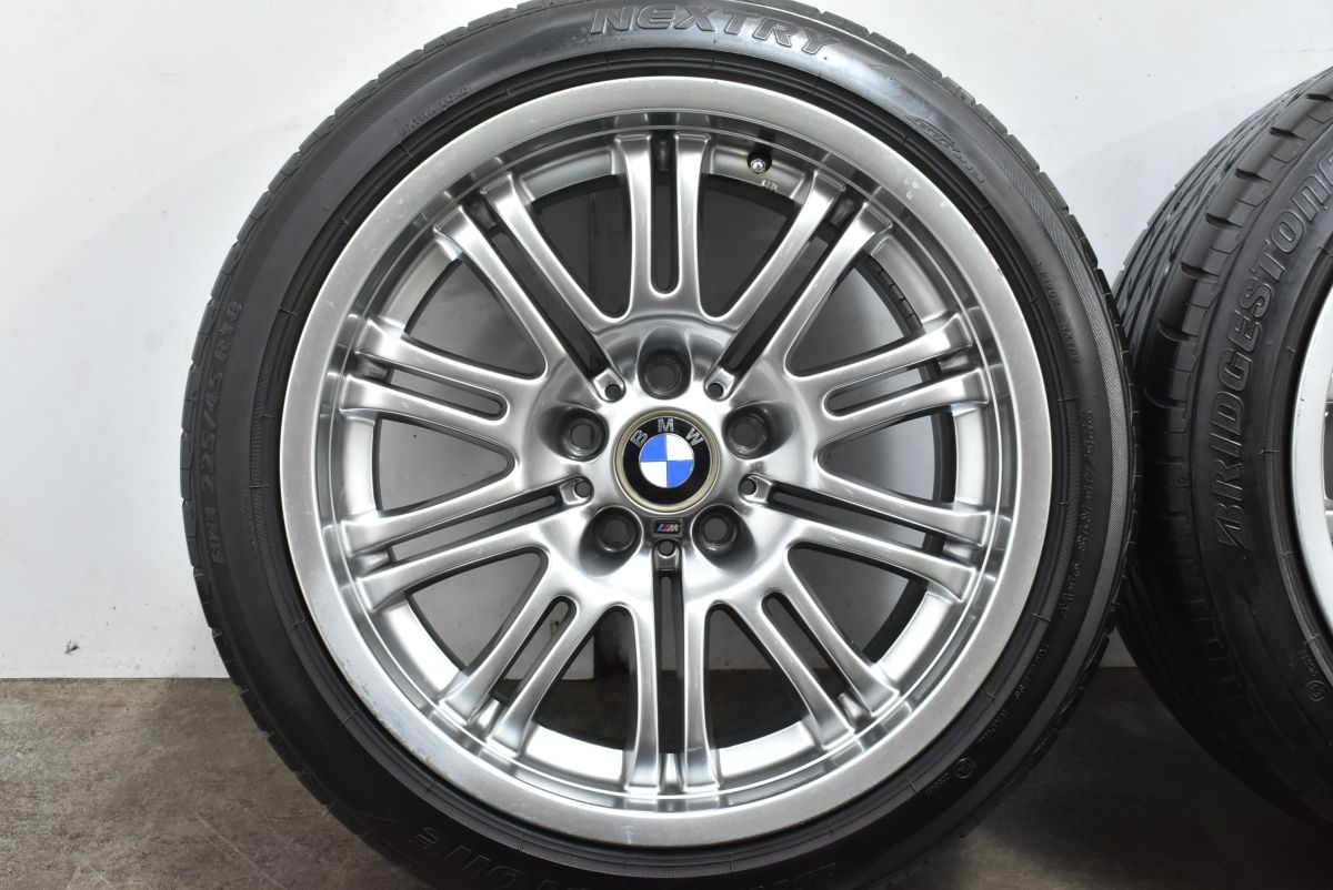 正規品 Mダブルスポーク67】BMW E46 M3 純正 18in 8J +47 9J +26 
