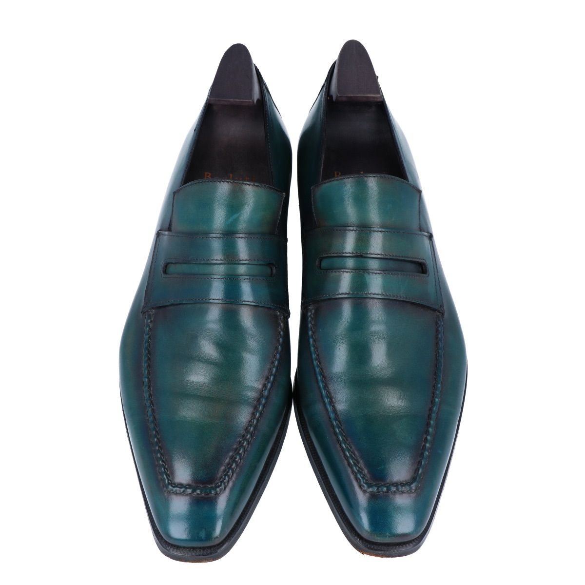 BERLUTI】ベルルッティ アンディ ローファー レザー ダークグリーン系 