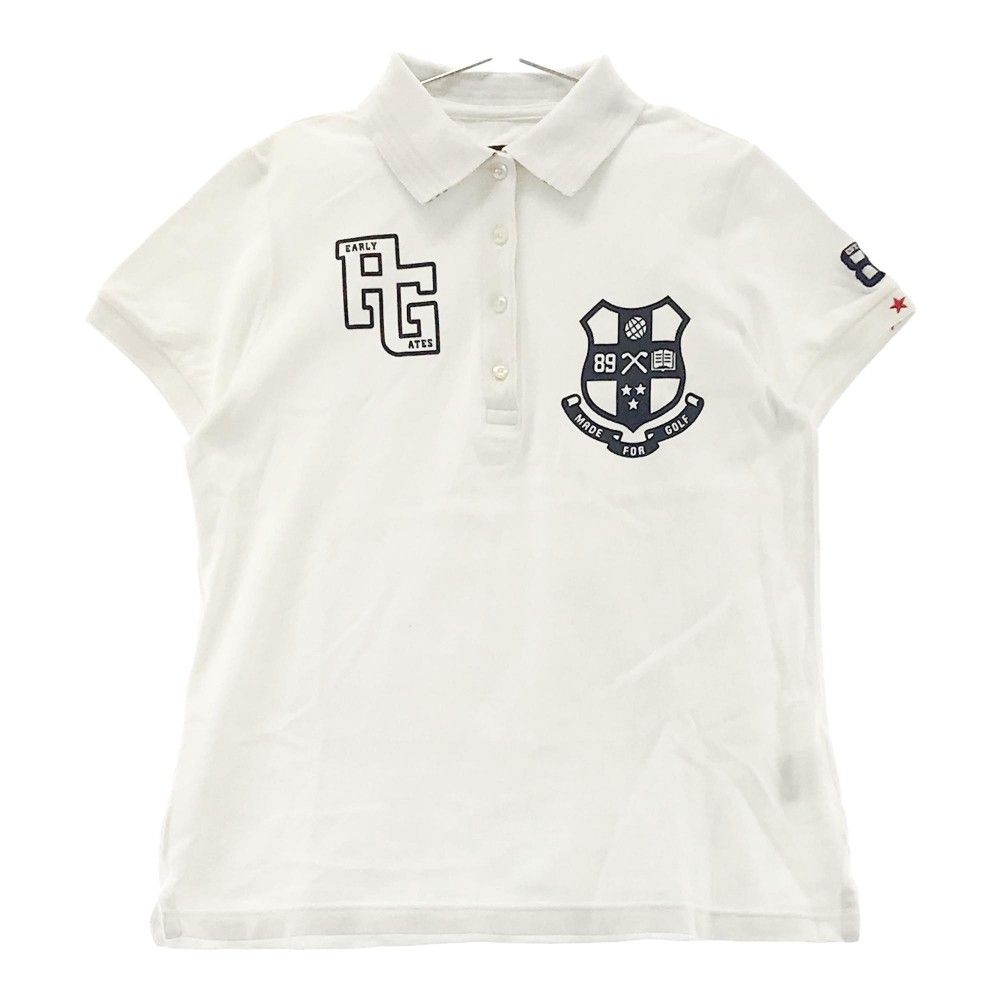 サイズ：1 PEARLY GATES パーリーゲイツ 半袖ポロシャツ プリント