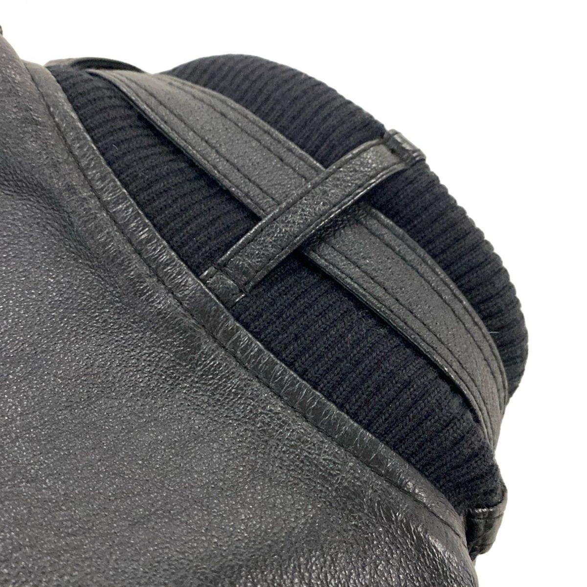 HYSTERIC GLAMOUR ヒステリックグラマー ブルゾン サイズsmall S レディース - 黒 長袖 レザー ジップアップ 春 秋 GULLKHAN_COM