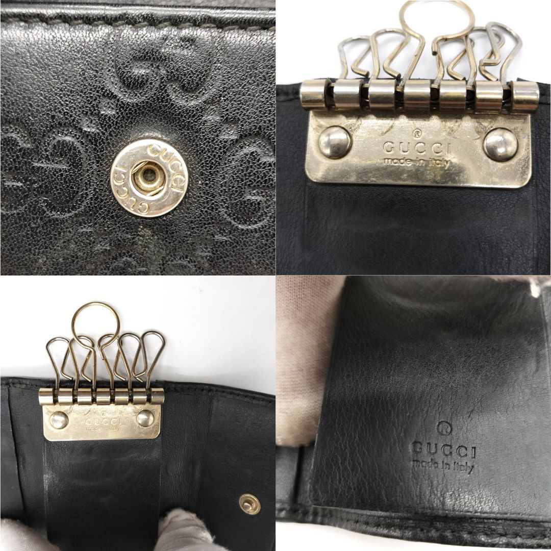 GUCCI グッチ キーケースシマ GG インターロッキング6連