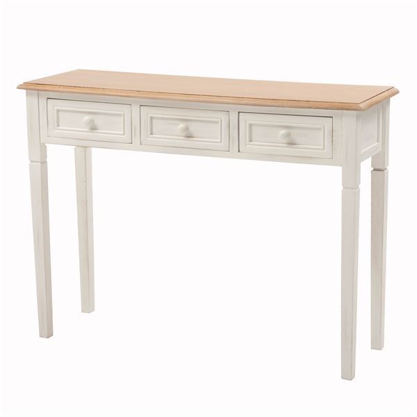 コンソール 約W100×D33×H74cm ホワイト 組立品 - メルカリ 