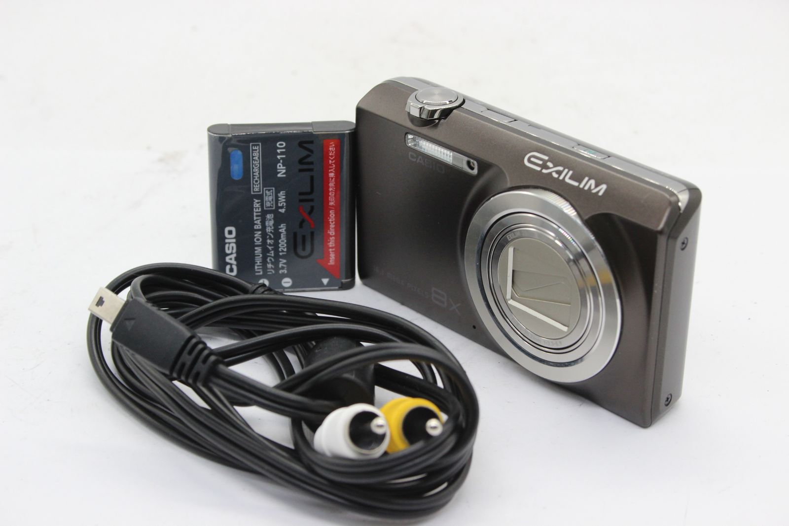 返品保証】 カシオ Casio Exilim EX-Z3000 ブラウン 25mm Wide 8x