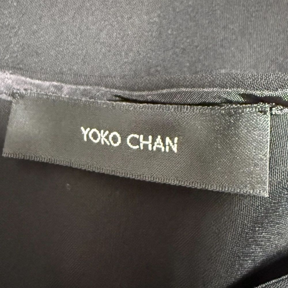 美品 YOKO CHAN ヨーコチャン バックタック ノースリーブ プル