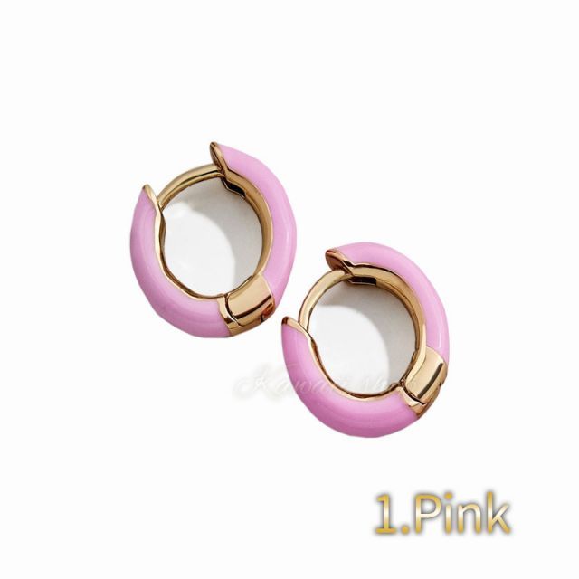 フープピアス カラフル ゴールド ハワイアン アクセサリー 合金 両耳用 普段使い ボヘミアン カジュアル 使いやすい 女性 リゾート ビーチ おしゃれ かわいい 可愛い クリスマス プレゼント ギフト フープ レディース パステルカラー ピンク ブルー 白 