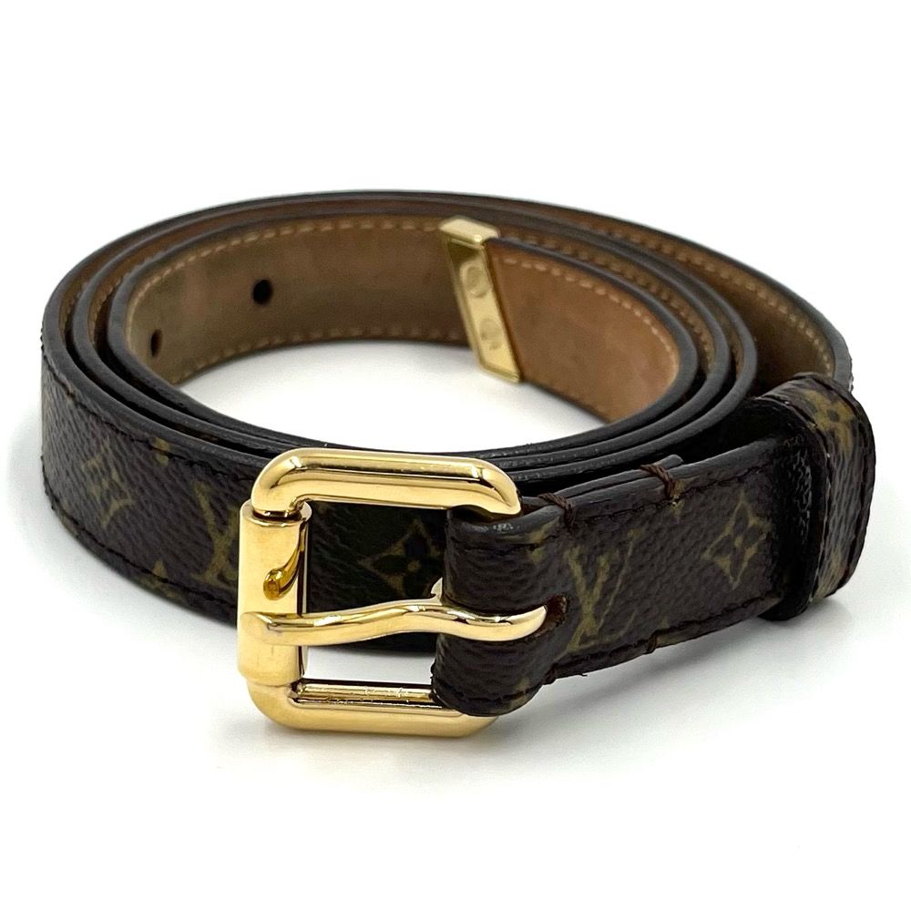 Louis Vuitton ブラウンレザーベルト 800000128357000-1_771a5608-