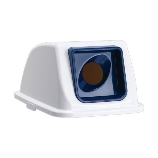 テラモト エコ分別カラーペールW 90蓋 あきかん 紺 DS-194-831-7 1個