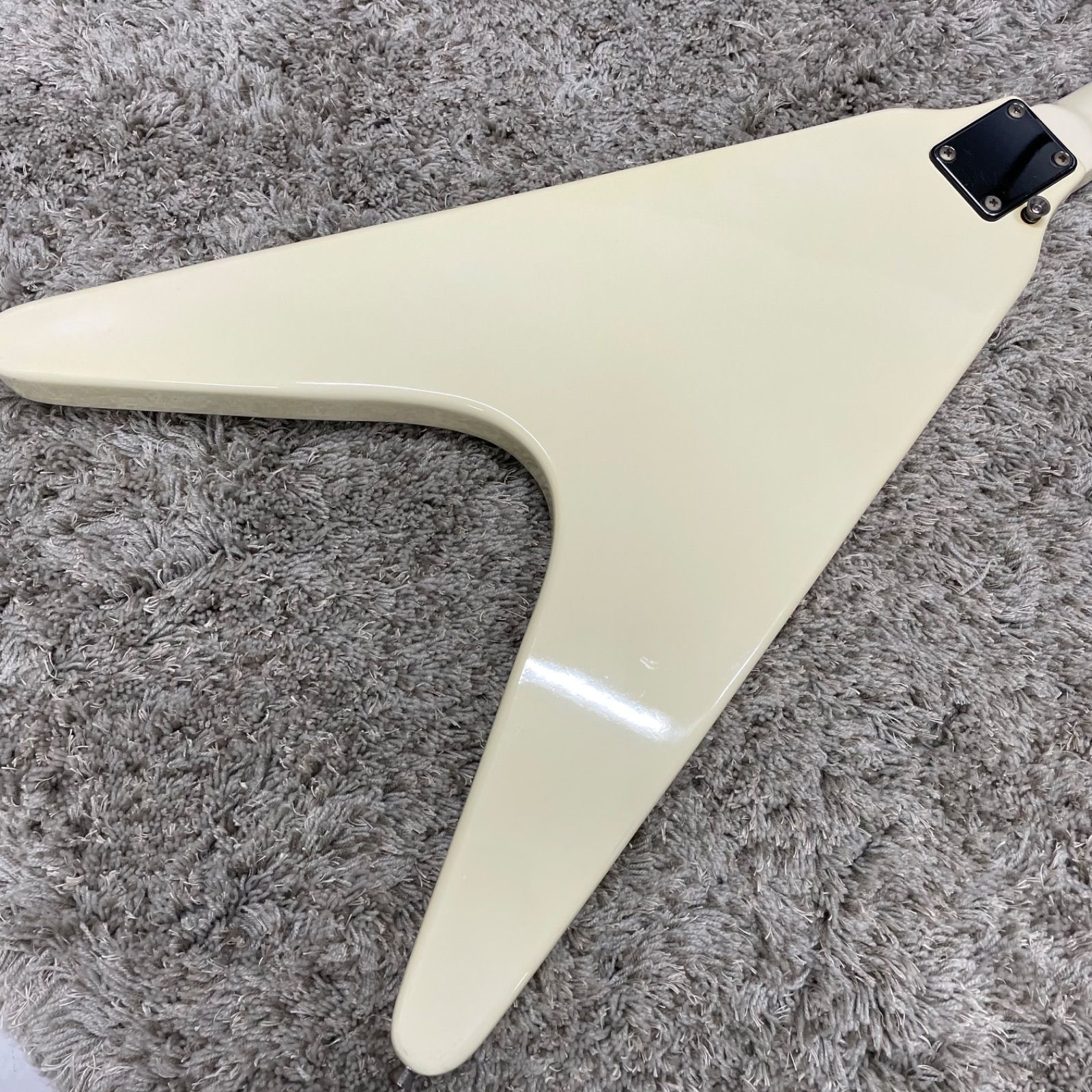 ジャンク品 PLAYTECH プレイテック フライングVタイプ エレキ