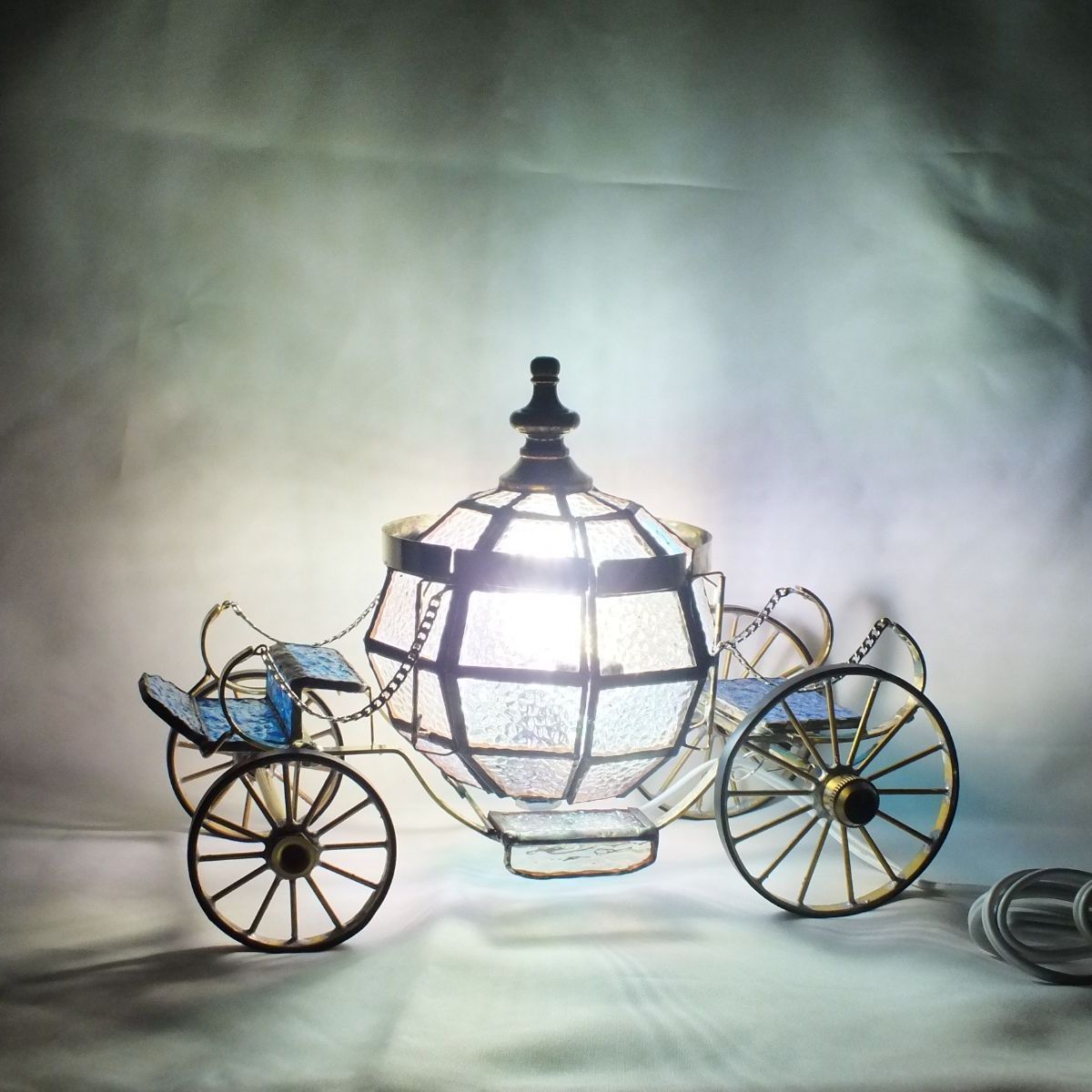 カボチャの馬車　ver．5　；クリスタル　ＬＥＤランプ