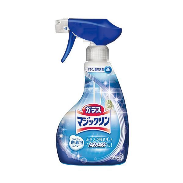 まとめ) 花王 ガラスマジックリン スプレー 本体 400ml 1本 【×3