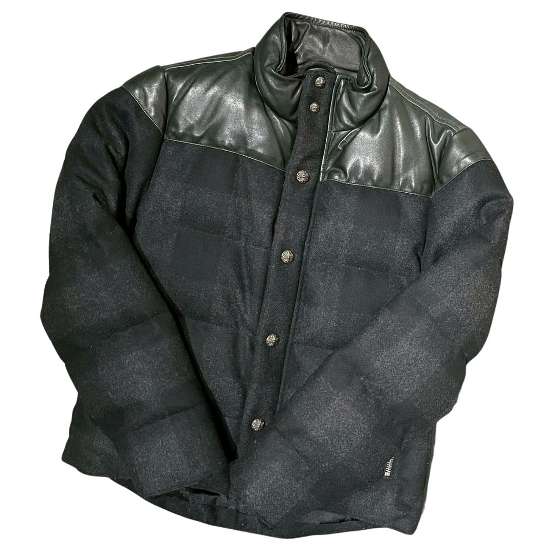 クロムハーツ Chrome Hearts JVP STIFF FBRC V2J レザー切替ダウン