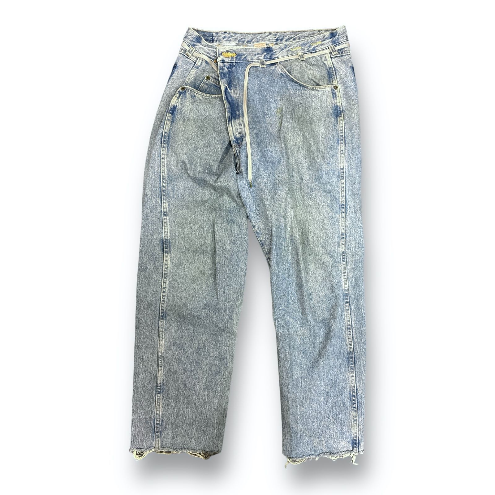 ［美品］MAISON EUREKA ヴィンテージリワークバギーデニムパンツ MAISON EUREKA/メゾンエウレカ】VINTAGE REWORK BIGGY PANTS