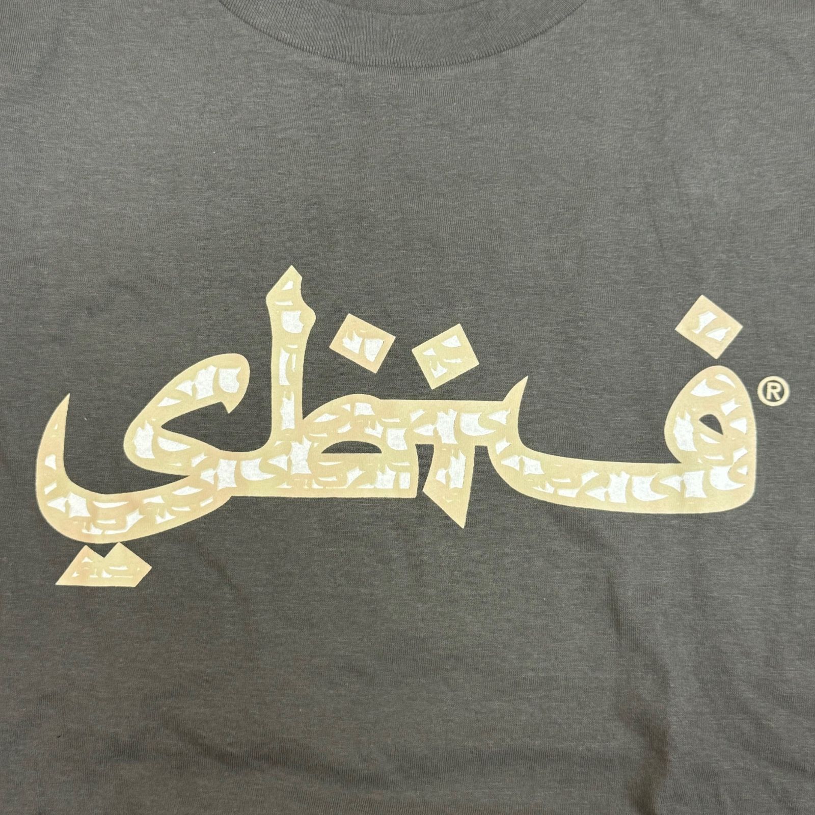 SABOTAGE アラビックロゴTシャツ カットソー サボタージュ グレー L 