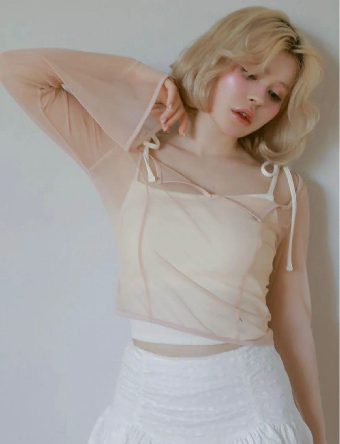 チュールセットトップス Roy tulle set tops andmary