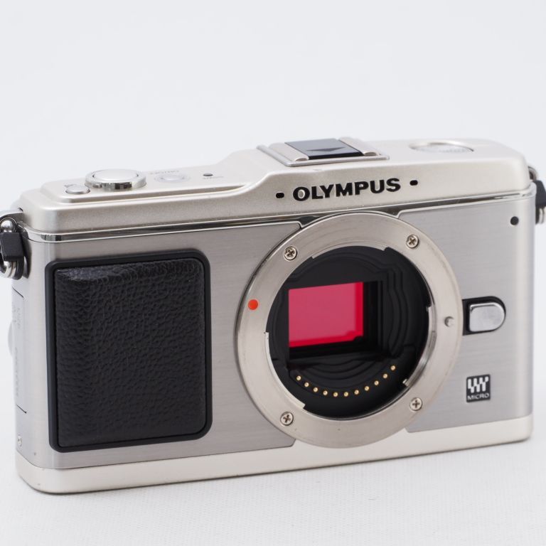 OLYMPUS ミラーレス一眼 E-P1 ボディ シルバー E-P1 BODY-SLV - ボディ