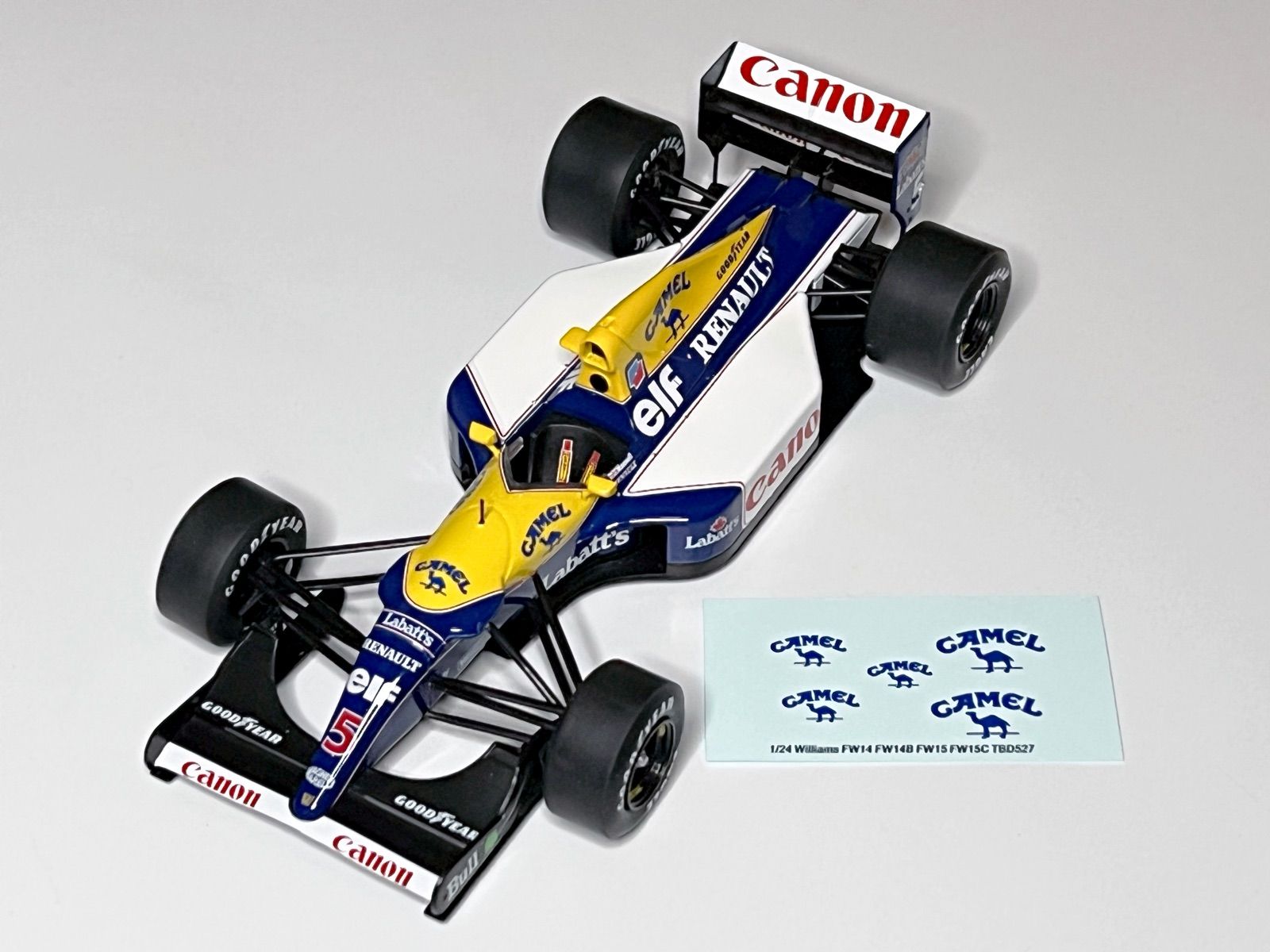 1/24 デアゴスティーニ ウイリアムズ FW14B ルノー-