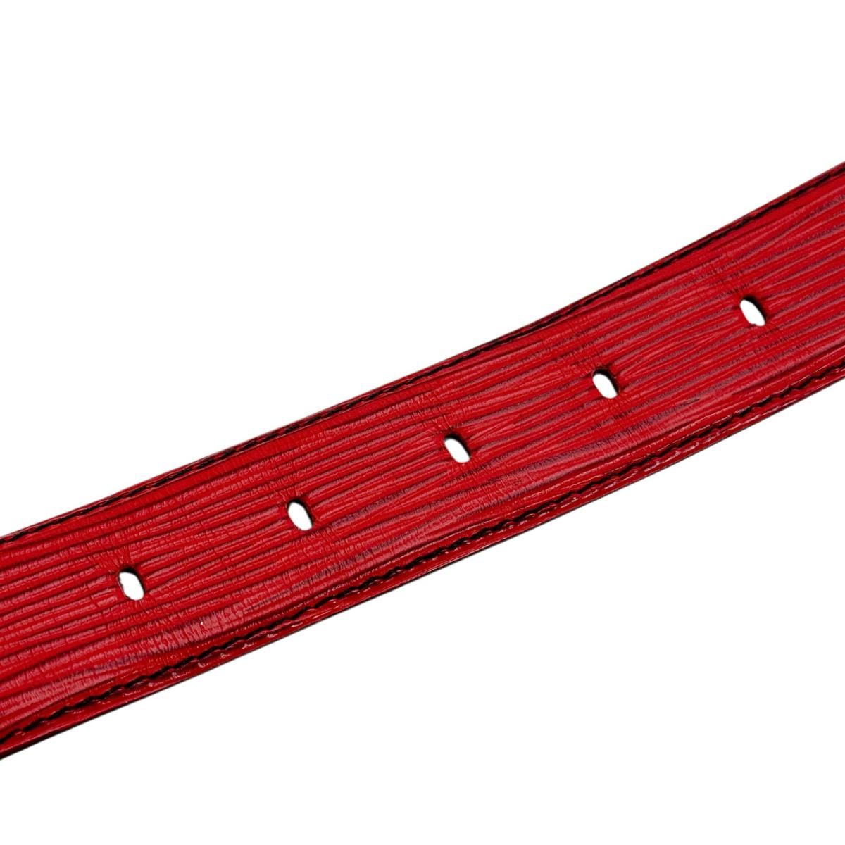ルイヴィトン エピ ベルト レッド ベルト LOUIS VUITTON レッド