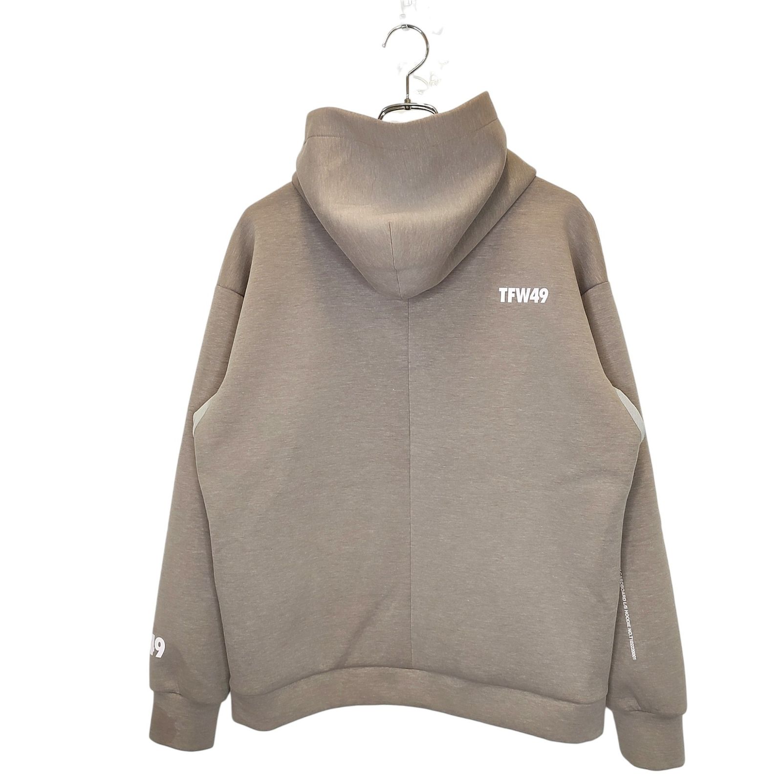 TFW49 ティーエフダブリュー ゴルフ 22AW CARDBOARD HOODIE カードボード フーディー ストレッチ パーカー T102220001 S ライトブラウン メンズ
