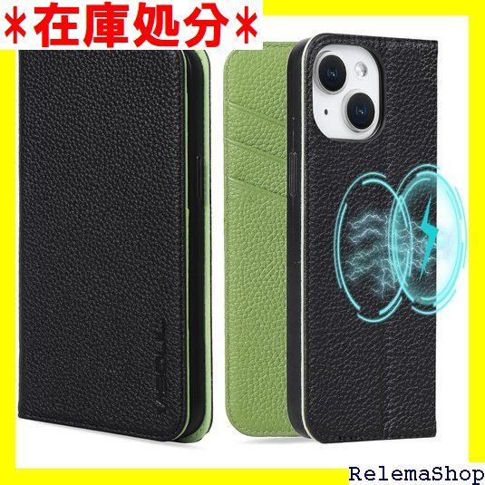 VISOUL iphone15 ケース 手帳型 本革 MagSafe対応 スマホケース レザーケース 手帳型ケース アイフォン15 ケース カード収納 携帯ケース 全面保護 マグネット 柔軟なTPU素材 マグネット式 スタンド機
