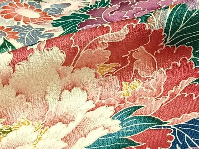専用ページ振袖 正絹 上品な華やかさ 色味の良い花 袷 着物 U-1567 専用ページ振袖 正絹 上品な華やかさ 色味の良い花 袷 着物 U-1567