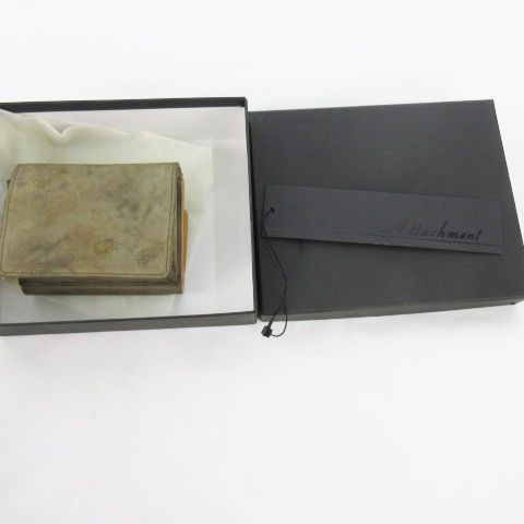 アタッチメント ATTACHMENT azzu LabeL アズーレーベル 3つ折り財布