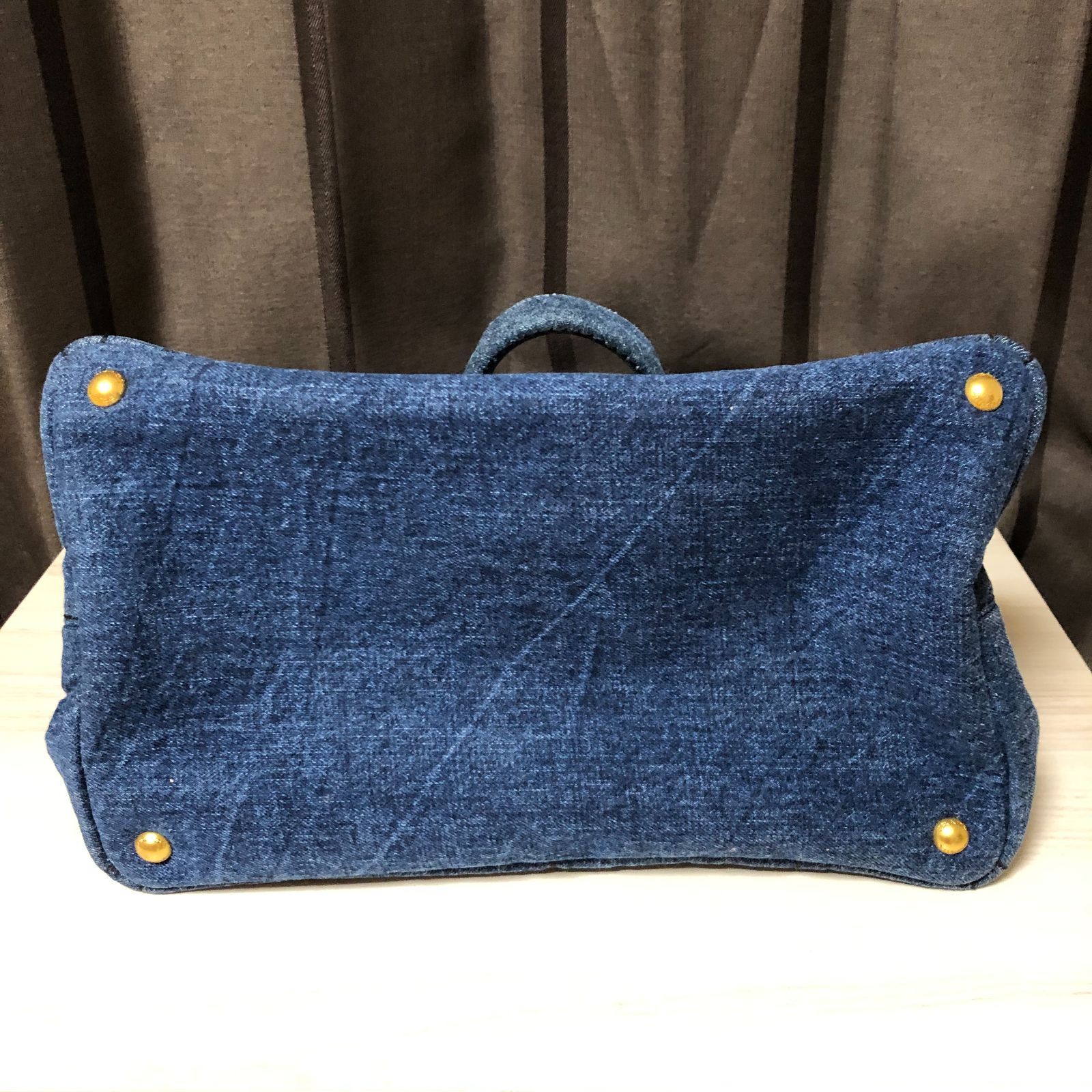 ⭐美品⭐PRADA デニム カナパ トートバッグ - メルカリ
