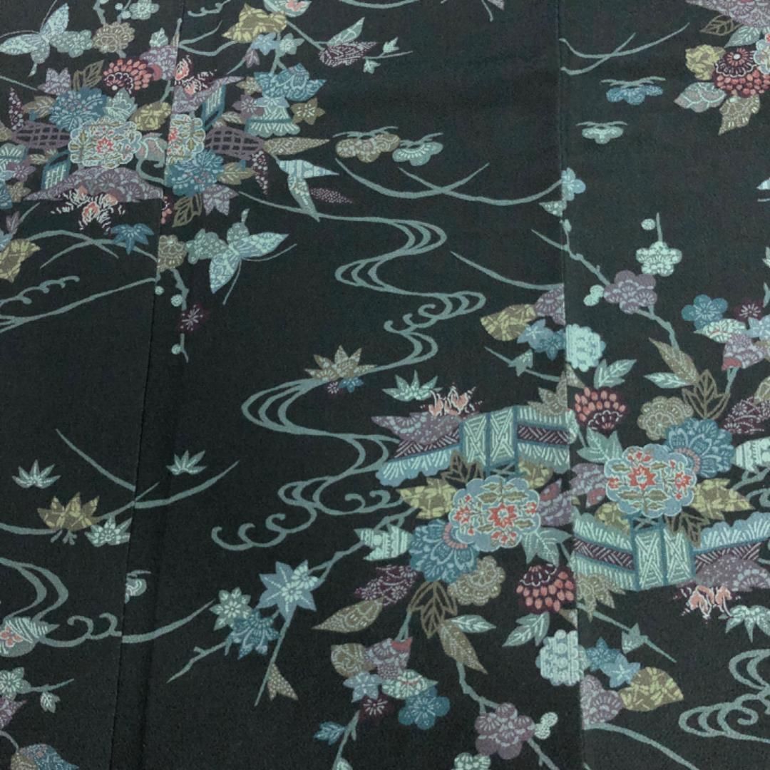 花草模様 つじみ色