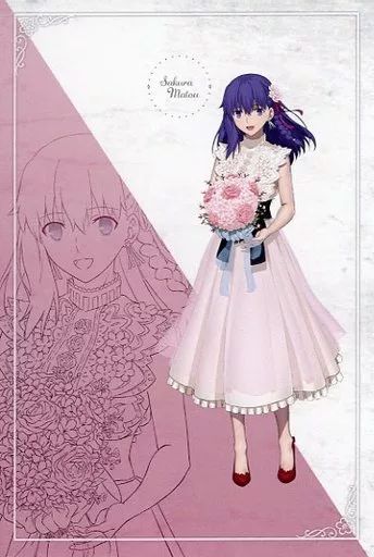 【非売品】Fate DINING お楽しみくじ　間桐桜　ポストカード 間桐桜 Fate×ダイニング限定 お楽しみくじWチャンスおすそ分け