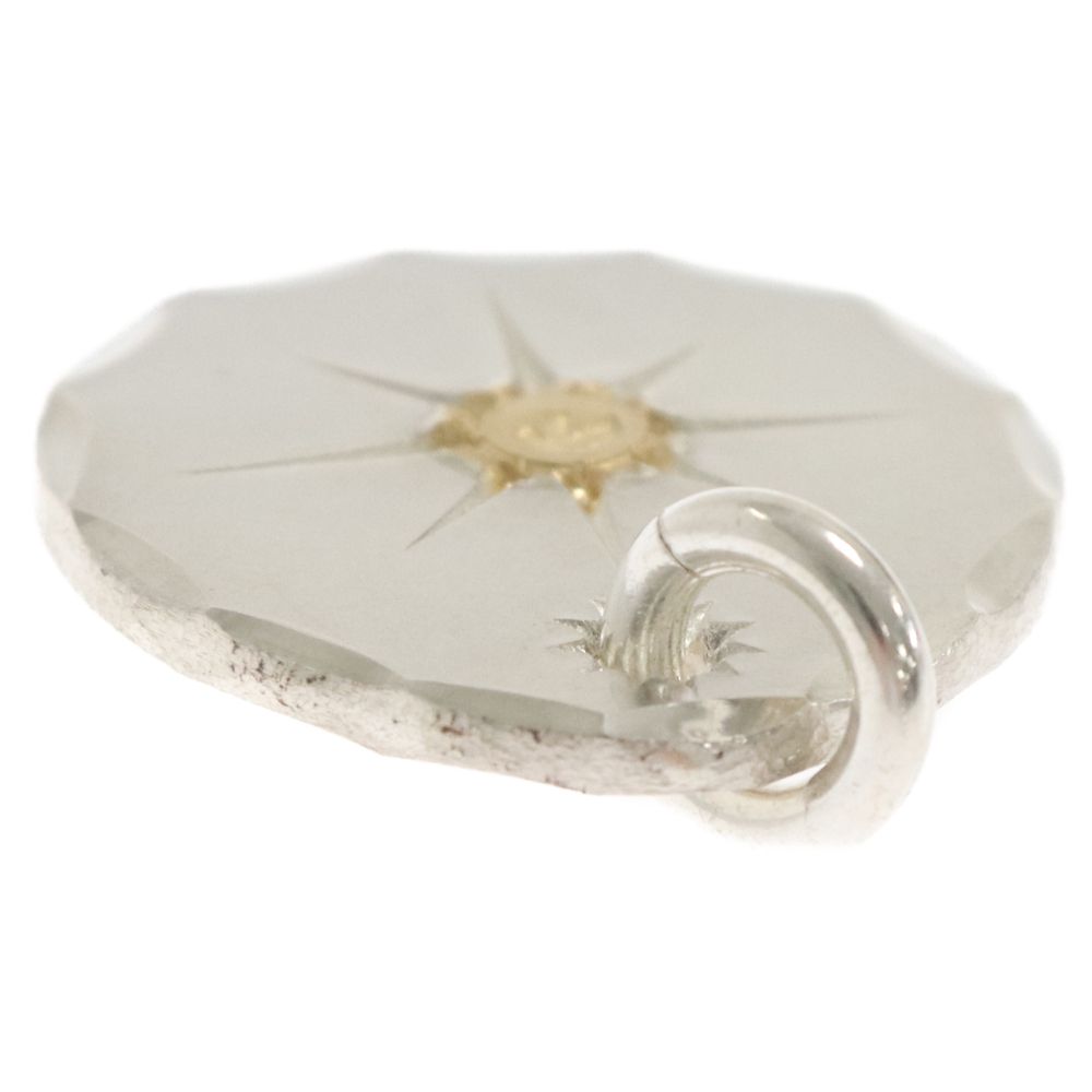 goro's ゴローズ たたきメタル中 ネックレストップシルバー/ゴールド