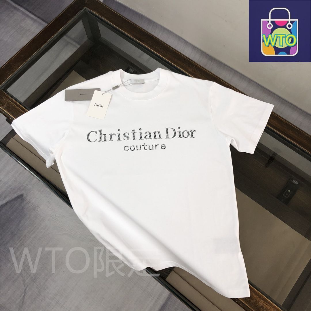 本日限定特価】DIOR 春夏 ロゴプリントTシャツ [本日特価|新品未
