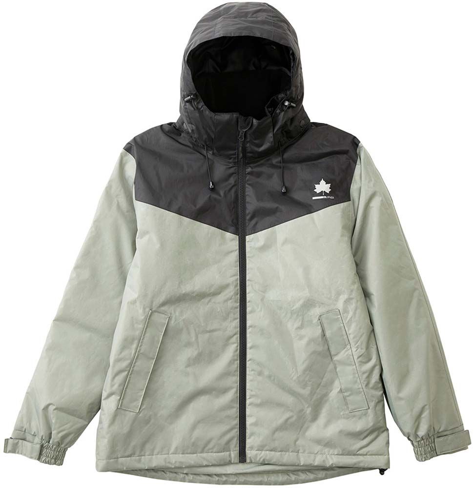 ロゴスバイリプナー LOGOS by LIPNER アウトドア 防水防寒スーツ メンズ グレー L カッパ 雨具 通勤 通学 自転車 レインスーツ キャンプ 上下セット 防寒着 寒さ対策 レインウェア 防水 防寒 合羽 31201212 -