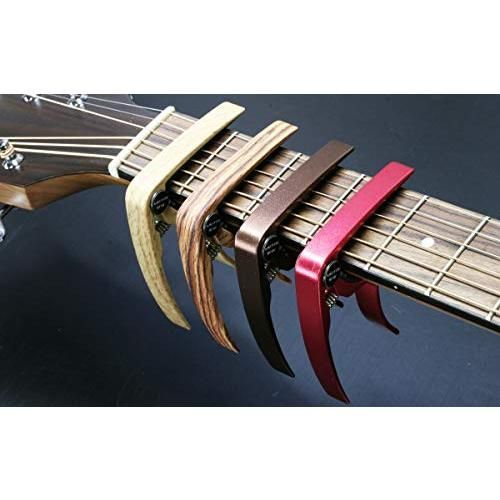 キクタニ カポタスト ワンタッチタイプ アコギ エレキ兼用GC-10 ブラウン