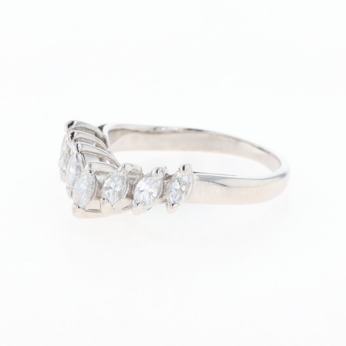 メレダイヤ デザインリング プラチナ 指輪 リング 9.5号 Pt900