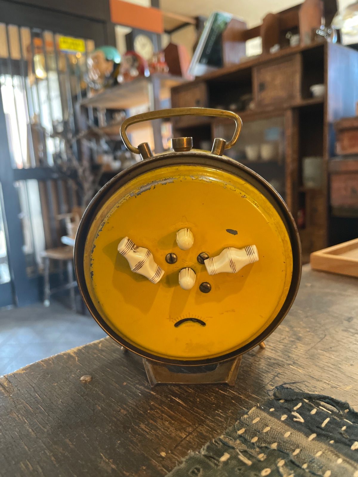 SEIKO CORONA セイコー 時計 ゼンマイ式 置時計 レトロ 昭和レトロ