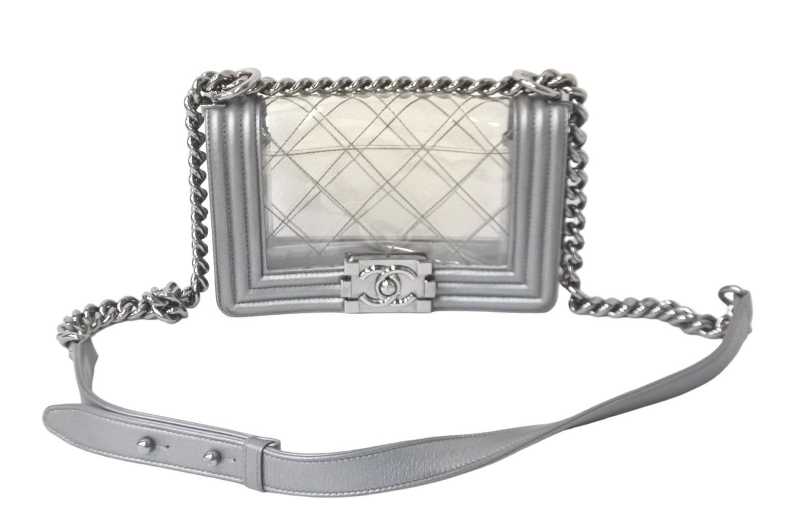 CHANEL バック CHANEL シャネル ショルダーバッグ ボーイシャネル A92098 グレー