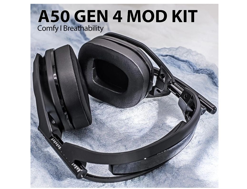 ASTRO A50 ワイヤレスヘッドセット+ベースス テーション modkit付-