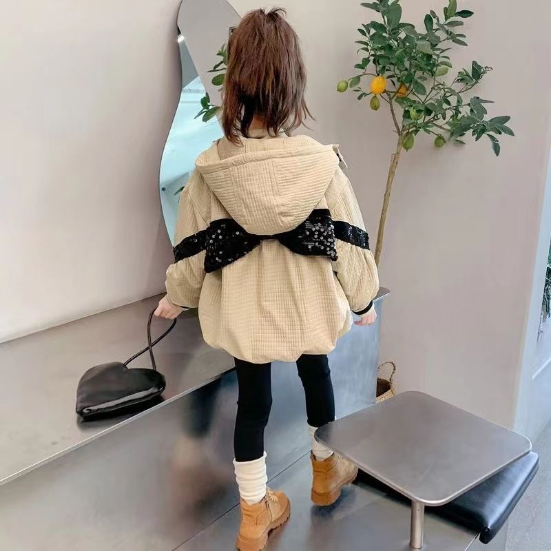 裏起毛コート キッズ 裏起毛ジャケット 総柄 冬服 子供服 女の子