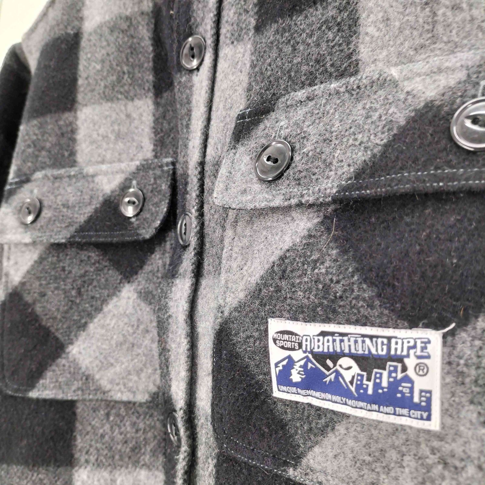 アベイシングエイプ A BATHING APE FLANNEL MOUNTAIN SPORTS アベイシングエイプ A BATHING APE FLANNEL MOUNTAIN SPORTS
