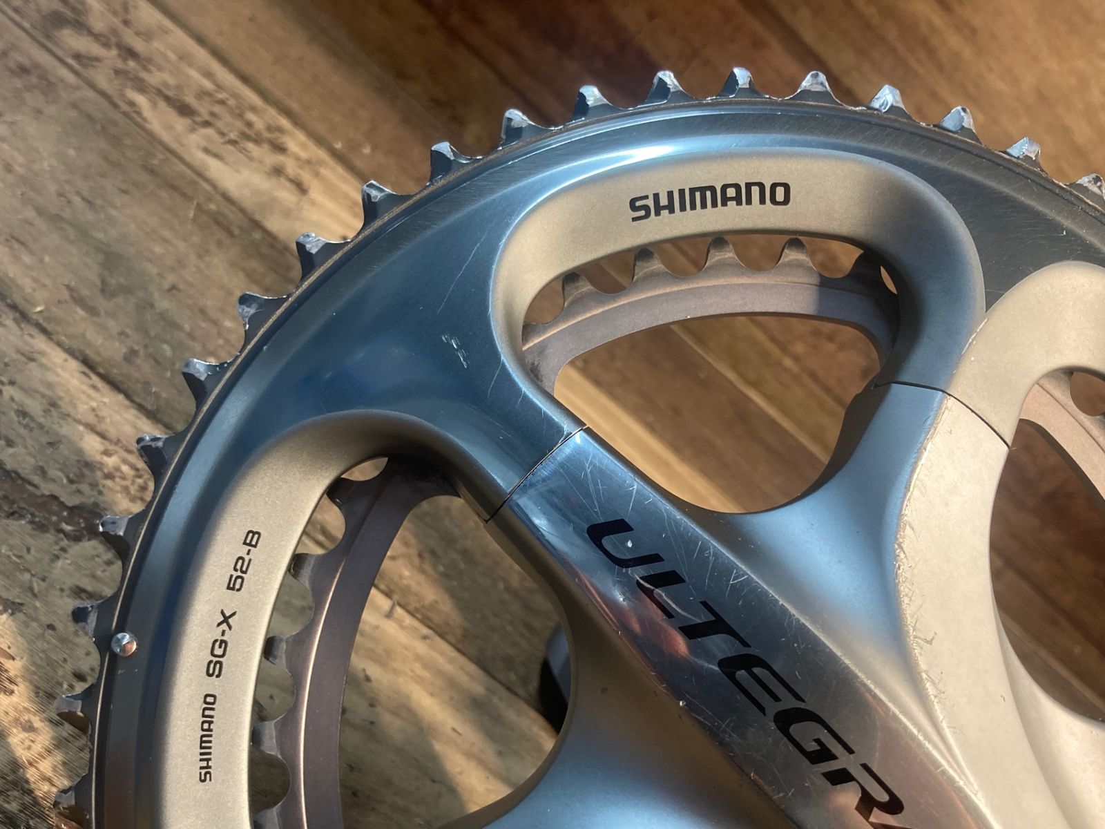 IB968 シマノ SHIMANO アルテグラ ULTEGRA FC-6700 クランクセット 165mm 52/39T 10S シルバー - メルカリ