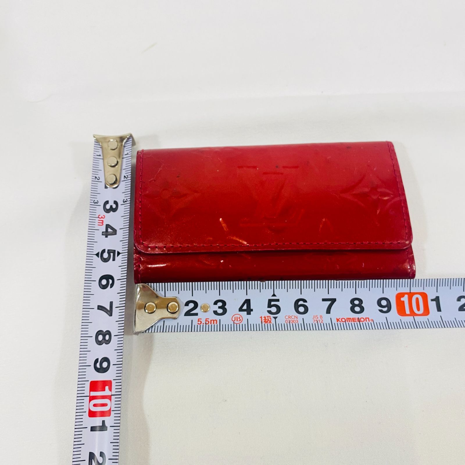 LOUIS VUITTON ルイヴィトン キーケース ヴェルニ 赤 レッド