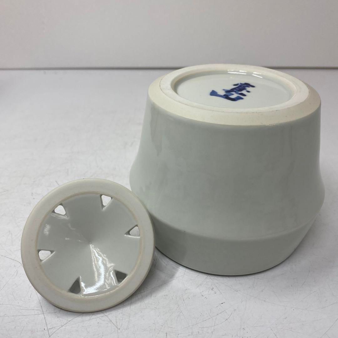 新開寛山造　白磁　香炉　共箱　幅約12㎝　東さ5-0624③ 新開寛山造 白磁 香炉 共箱 幅約12㎝ 東さ5-0624③ - メルカリ
