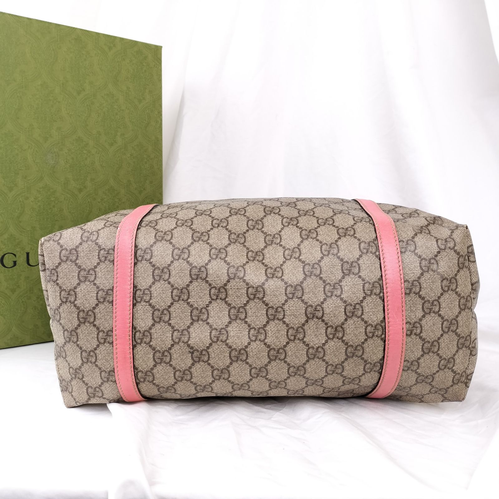 GUCCI グッチ トートバッグ モノグラム ピンク
