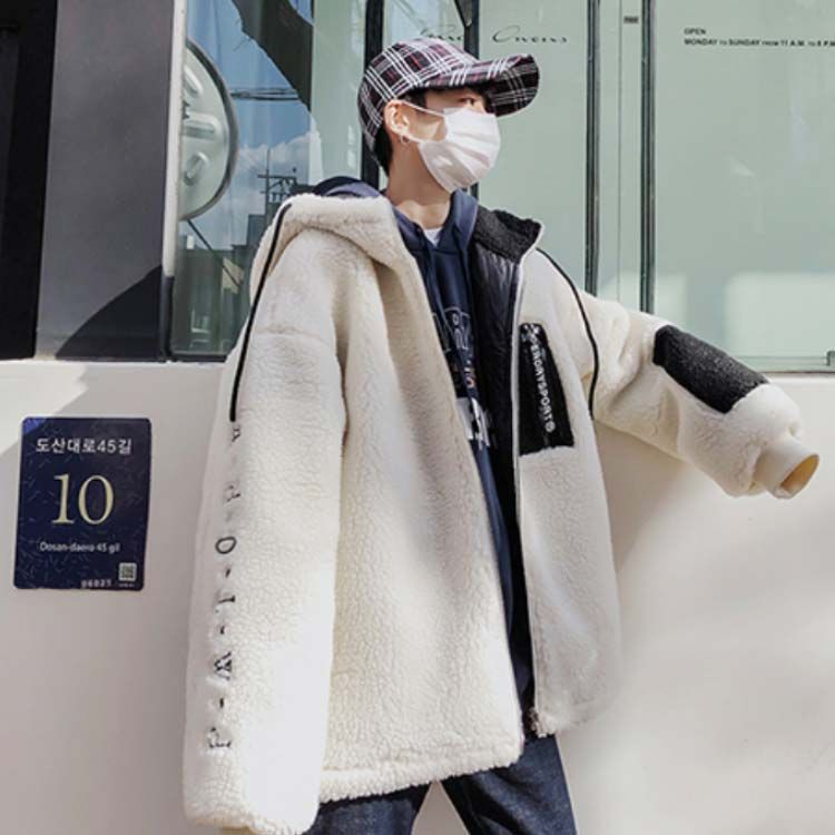 アウター フリースジャケット アウター 厚手 ボアブルゾン メンズ 中綿