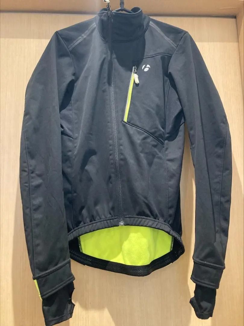 ボントレガー サイクルジャケット 蛍光 S ボントレガー裏起毛 サイクル