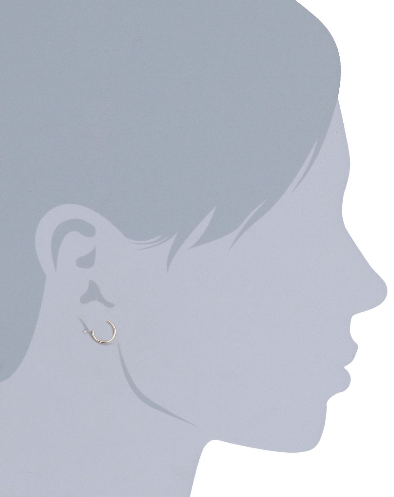 新着商品 PG_0382J_-01 ピアス 1mm×10mm イエローゴールドフープ K10 stellar.J ステラ.ジェイ