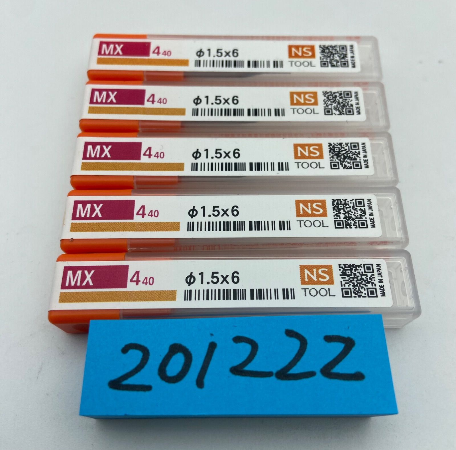 NS 日進工具 MX440-8 無限コーティング リード40 エンドミル 4枚刃 08-00090-00800 日進工具 NS TOOL 超硬エンドミル MX440 φ2×8 6本セット 日進 NS